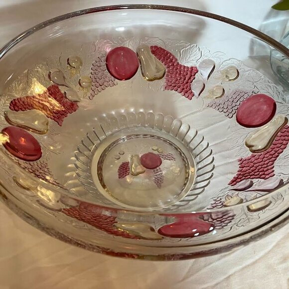 Westmoreland Glass Della Robbia Fruit Bowl Vintage EUC - Picture 14 of 14